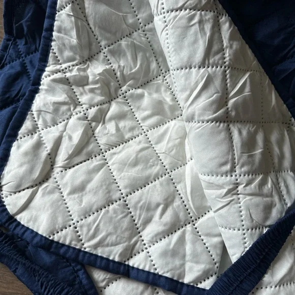 Navy Blue sofa Cover format of 3 pics New with bag - Picture 7 of 12